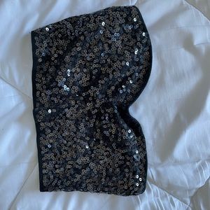 Express sequin bandeau XS